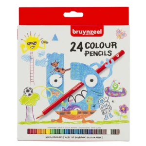 Bruynzeel • Fargeblyanter for barn 24 stk