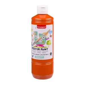 Bruynzeel • Gouache Poster Paint skolemaling 500ml Oransje