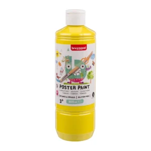 Bruynzeel • Gouache Poster Paint skolemaling 500ml Gul