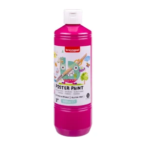 Bruynzeel • Gouache Poster Paint skolemaling 500ml Rosa