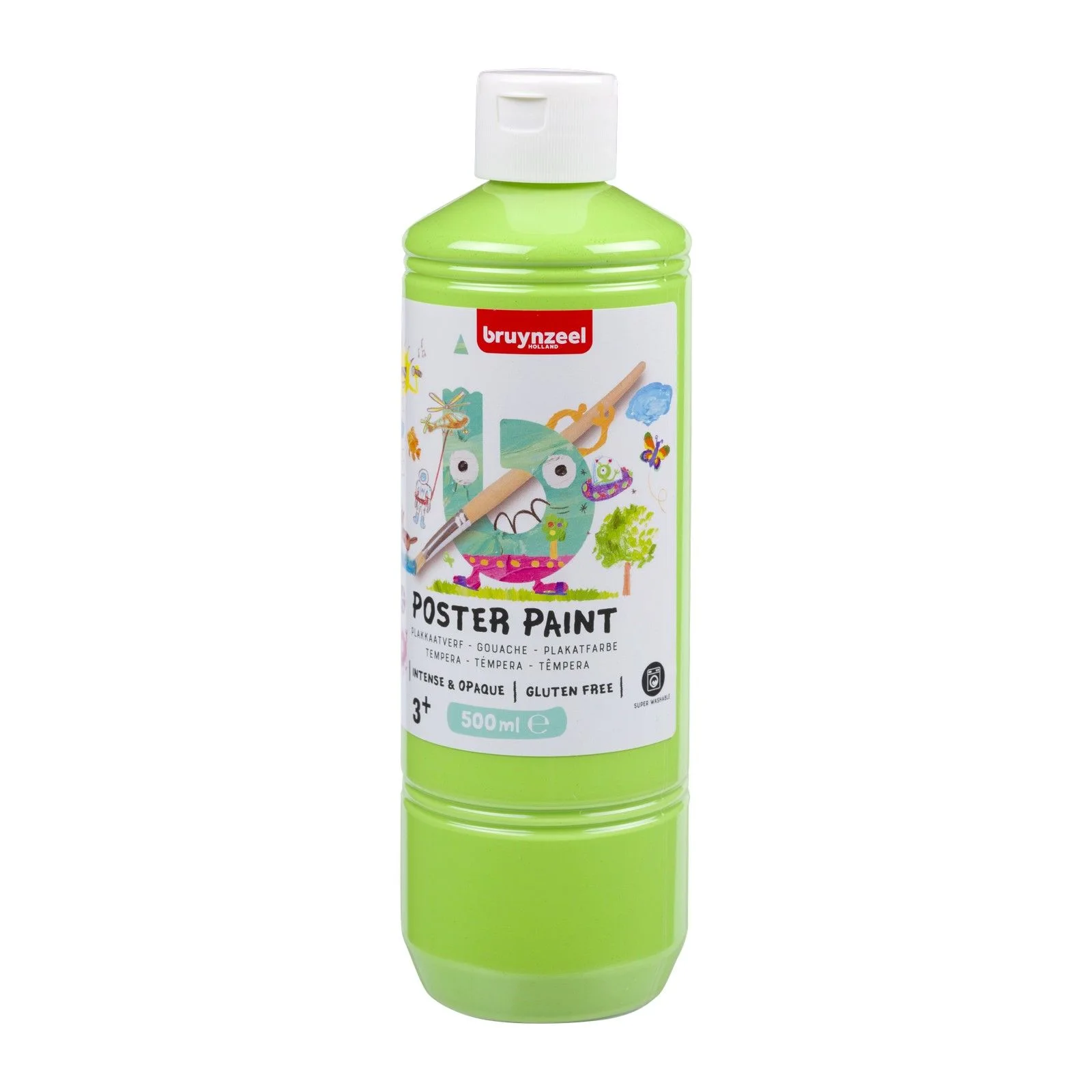 Bruynzeel • Gouache Poster Paint skolemaling 500ml vår Grønn