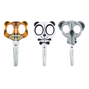 Vaessen Creative • Barne-sakser i sett Tiger Koala Panda 3 stk